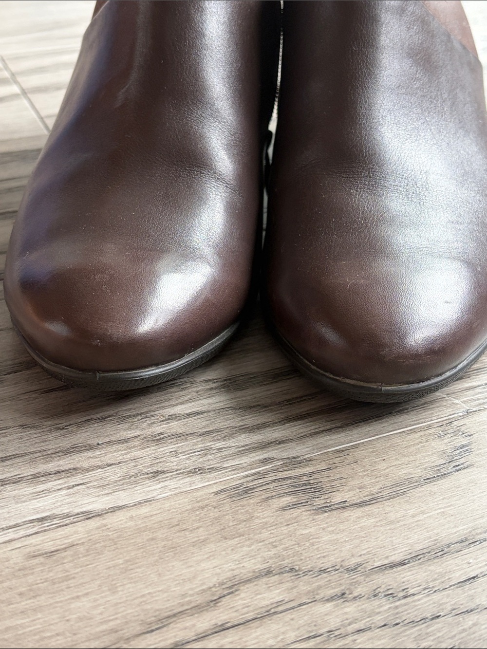 ECCO  Brown Leather Slip-On Shoes - Picture 12 of 14